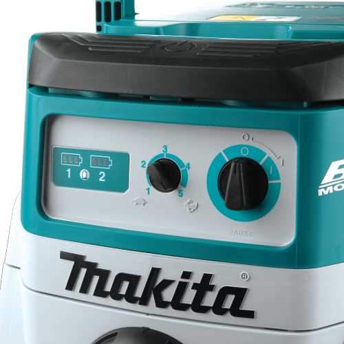 Makita XCV21ZX 36V (18V X2) LXT® Brushless 2.1 Gallon HEPA Filter Dry Dust Extractor, Tool Only