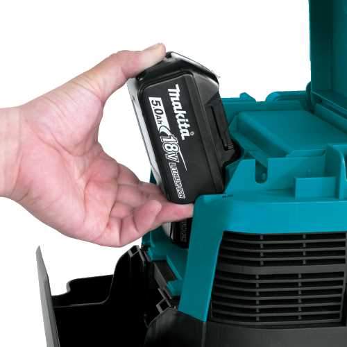Makita XCV22PTU 36V (18V X2) LXT® Brushless 2.1 Gallon HEPA Filter Dry Dust Extractor/Vacuum Kit, AWS® (5.0Ah)