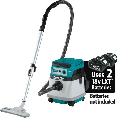 Makita XCV23Z 36V (18V X2) LXT® Brushless 4 Gallon Wet/Dry Dust Extractor/Vacuum, Tool Only