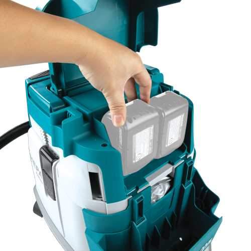 Makita XCV24ZX 36V (18V X2) LXT® Brushless 4 Gallon HEPA Filter Dry Dust Extractor, Tool Only