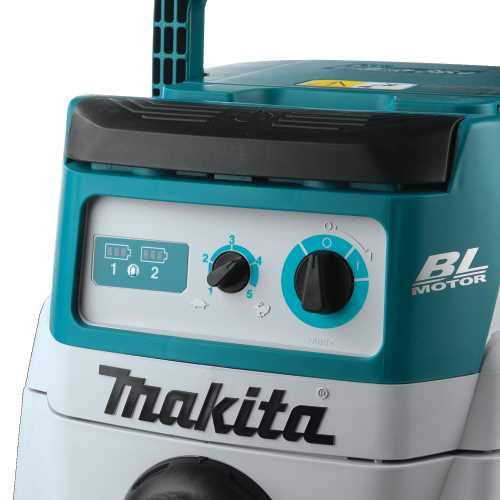 Makita XCV24ZX 36V (18V X2) LXT® Brushless 4 Gallon HEPA Filter Dry Dust Extractor, Tool Only