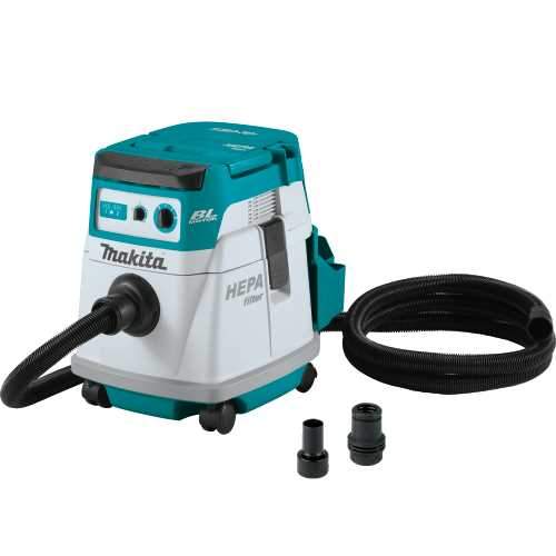 Makita XCV24ZX 36V (18V X2) LXT® Brushless 4 Gallon HEPA Filter Dry Dust Extractor, Tool Only