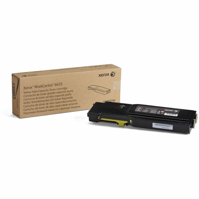 Xerox XER106R02746 Toner Cartridge - Yellow - Laser - High Yield - 7500 Page - 1 Each