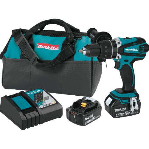 Makita XFD03M 18V LXT® Lithium‘Ion Cordless 1/2" Driver‘Drill Kit (4.0Ah)