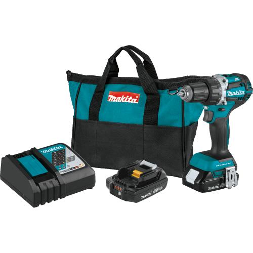 Makita XFD12R 18V LXT® Lithium‘Ion Compact Brushless Cordless 1/2" Driver‘Drill Kit (2.0Ah)