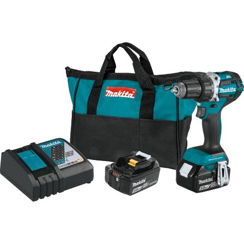 Makita XFD12T 18V LXT® Lithium‘Ion Compact Brushless Cordless 1/2" Driver‘Drill Kit (5.0Ah)