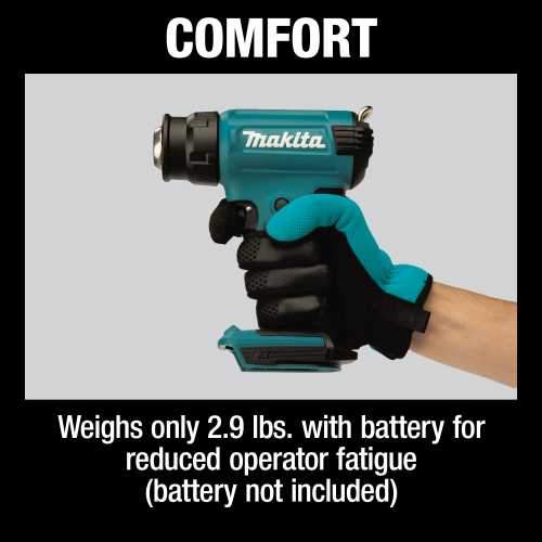 Makita XGH01ZK 18V LXT® Lithium‘Ion Cordless Heat Gun, Tool Only