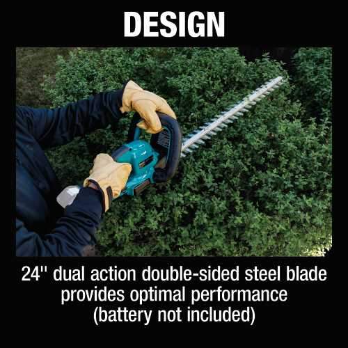 Makita XHU09Z 18V LXT® Lithium‘Ion Brushless Cordless 24" Hedge Trimmer, Tool Only