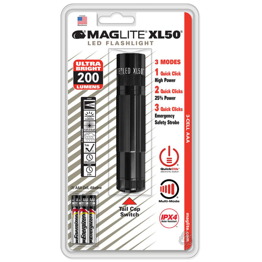 Maglite XL50-S3016 LED 3-Cell AAA Blister Pack