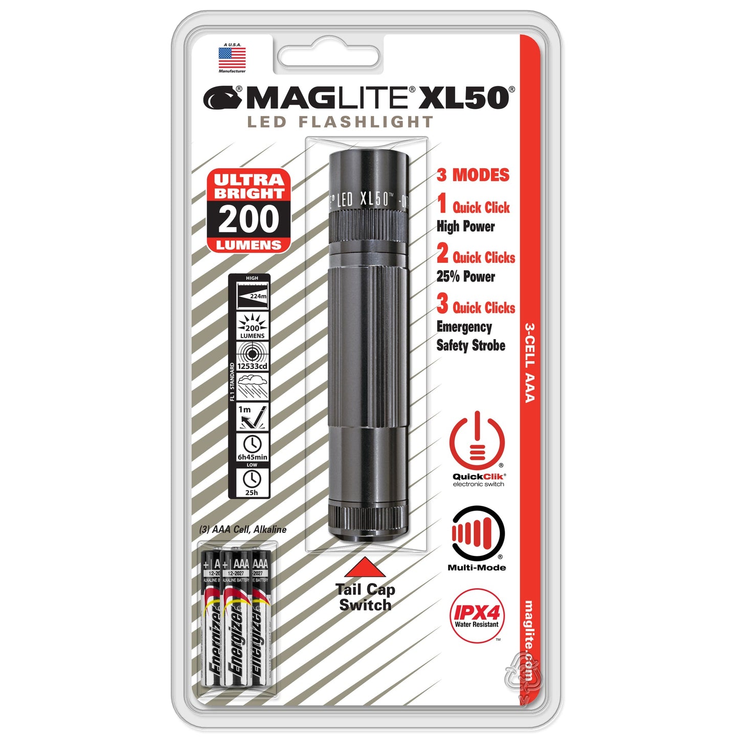 Maglite XL50-S3017 LED 3-Cell AAA Blister Pack