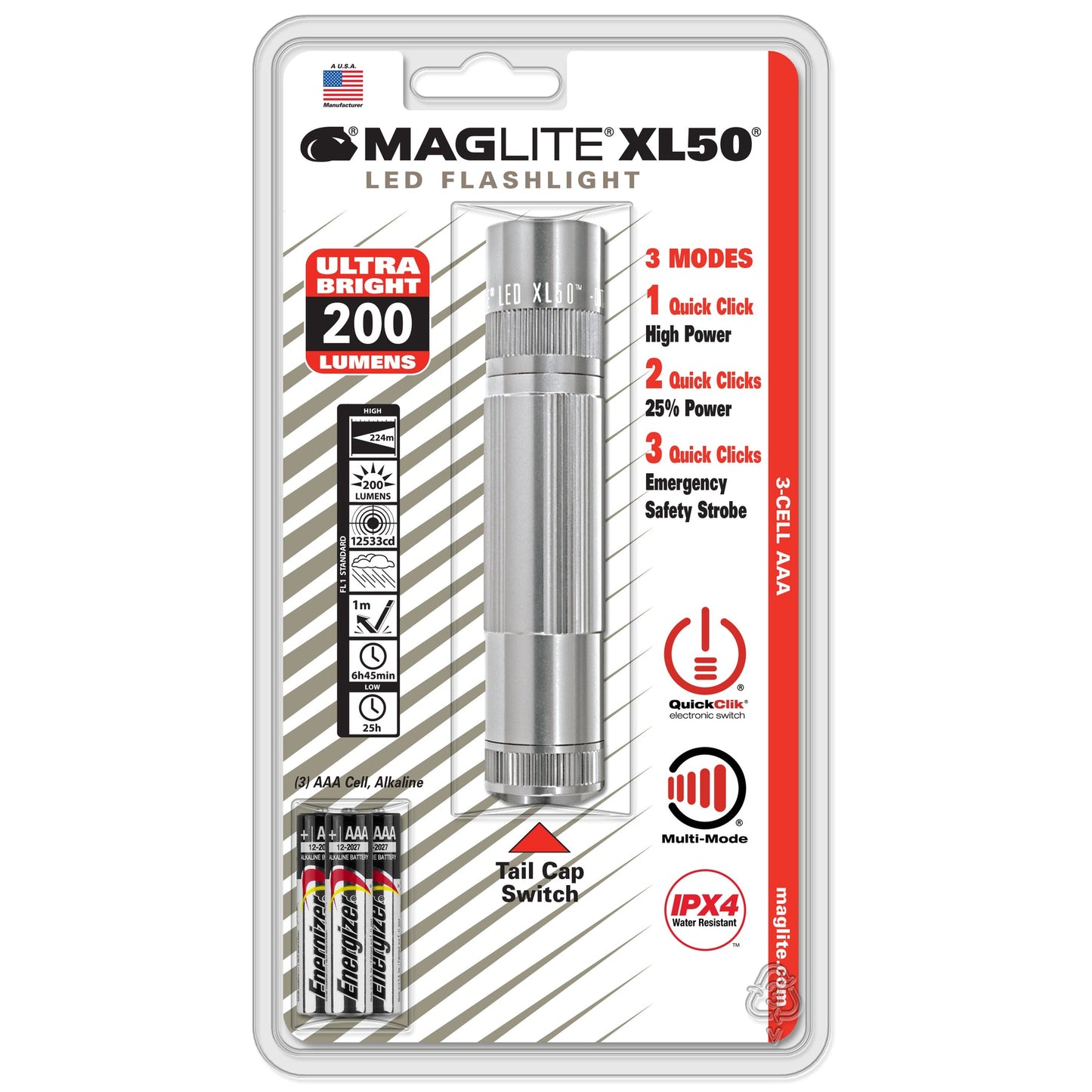 Maglite XL50-S3017 LED 3-Cell AAA Blister Pack