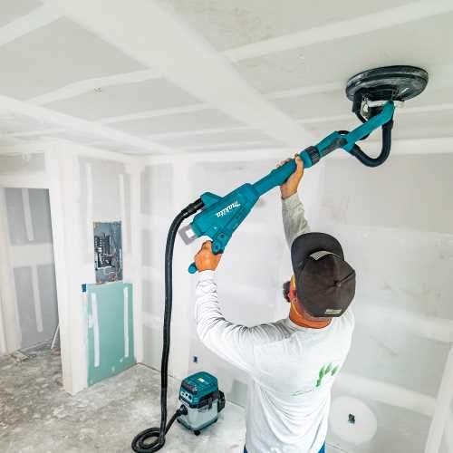 Makita XLS01ZX1 18V LXT® Lithium‘Ion Brushless Cordless 9" Drywall Sander, AWS® Capable, Tool Only