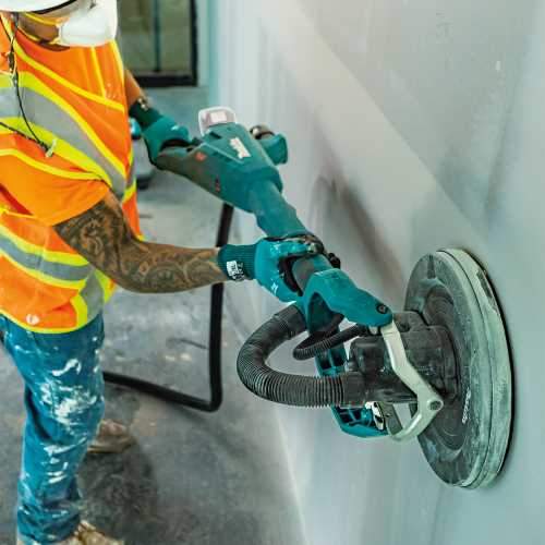 Makita XLS01ZX1 18V LXT® Lithium‘Ion Brushless Cordless 9" Drywall Sander, AWS® Capable, Tool Only