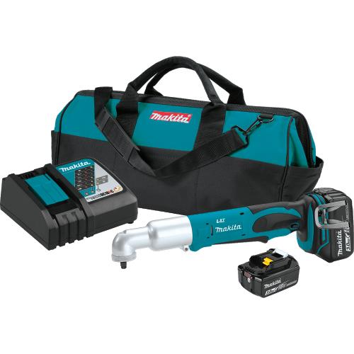 Makita XLT02 18V Lxt® Lithiumion Cordless 3/8" Sq. Drive Angle Impact Wrench Kit