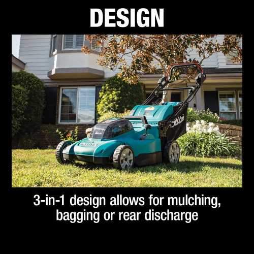 Makita XML11CT1 36V (18V X2) LXT® 21" Self‘Propelled Lawn Mower Kit with 4 Batteries (5.0Ah)