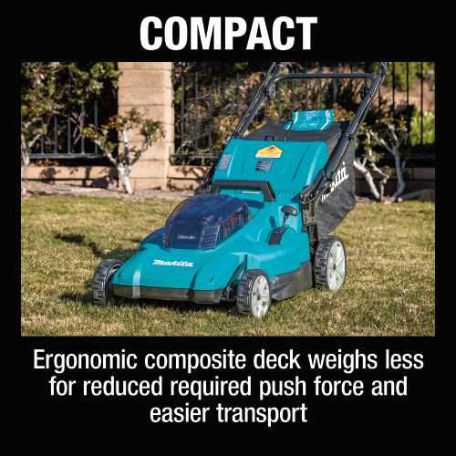 Makita XML14CT1 36V (18V X2) LXT® 19" Self‘Propelled Lawn Mower Kit with 4 Batteries (5.0Ah)