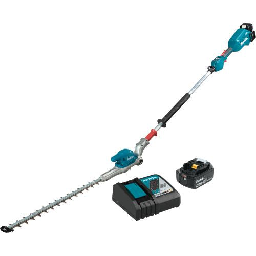 Makita XNU01T 18V LXT® Lithium‘Ion Brushless Cordless 20" Articulating Pole Hedge Trimmer Kit (5.0Ah)