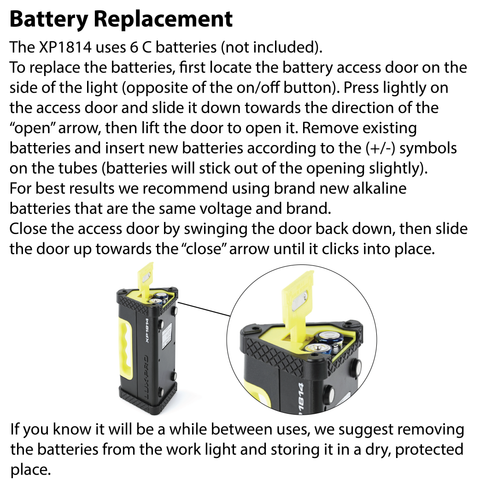 LUXPRO XP1814 Pro Series 1300 Lumen Directional Pivoting Work Light, 4 Pieces Case