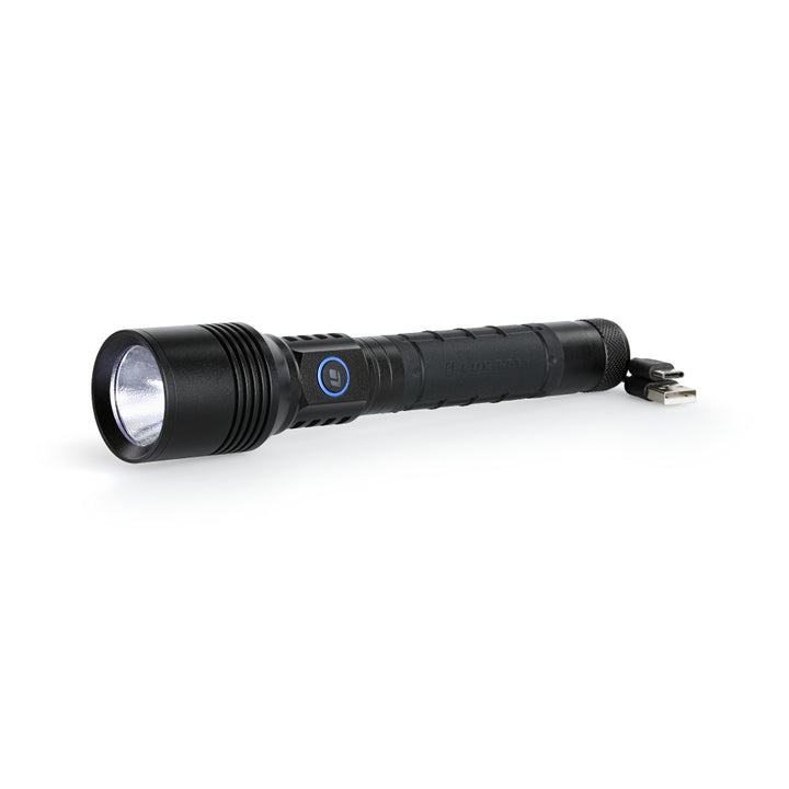 LUXPRO XP918 2500 Lumen Rechargeable Flashlight with Power Bank, 4 Pieces Case