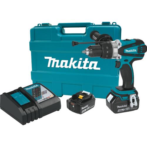 Makita XPH03MB 18V LXT® Lithium‘Ion Cordless 1/2" Hammer Driver‘Drill Kit (4.0Ah)