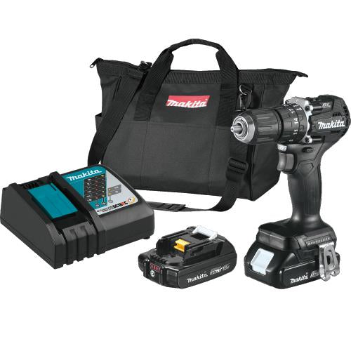 Makita XPH15RB 18V LXT® Lithium‘Ion Sub‘Compact Brushless Cordless 1/2" Hammer Driver‘Drill Kit (2.0Ah)