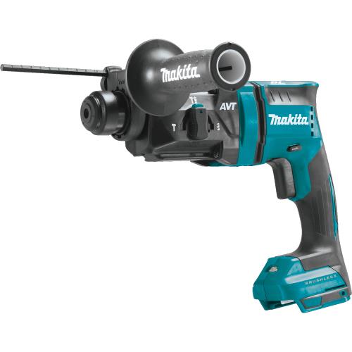 Makita XRH12Z 18V Lxt® Lithiumion Brushless Cordless 11/16" Avt® Rotary Hammer, Accepts Sdsplus Bits, Aws® Capable, Tool Only