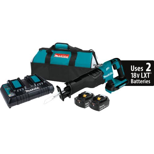 Makita XRJ06PT 36V (18V X2) LXT® Brushless Recipro Saw Kit (5.0Ah)