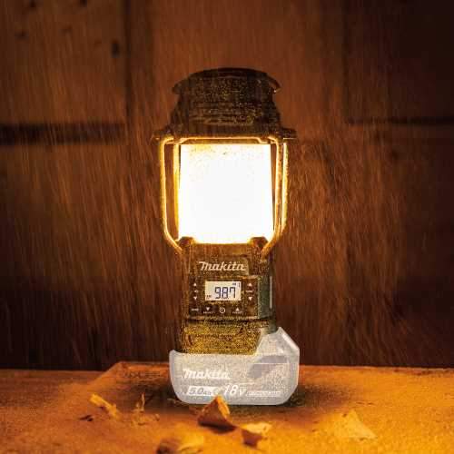 Makita XRM12 18V LXT® Lithium‘Ion Cordless Lantern with Radio, Tool Only