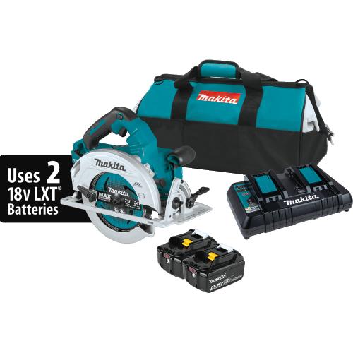 Makita XSH07PTU 36V (18V X2) LXT® Brushless 7‘1/4 Circular Saw Kit, AWS® Capable (5.0Ah)