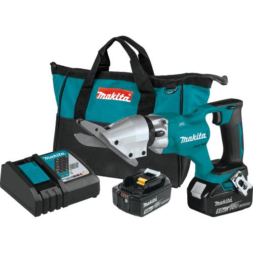 Makita XSJ05T 18V LXT® Lithium‘Ion Brushless Cordless 1/2" Fiber Cement Shear Kit (5.0Ah)