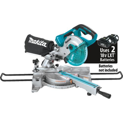 Makita XSL02Z 36V (18V X2) LXT® Brushless 7‘1/2" Dual Slide Compound Miter Saw, Tool Only