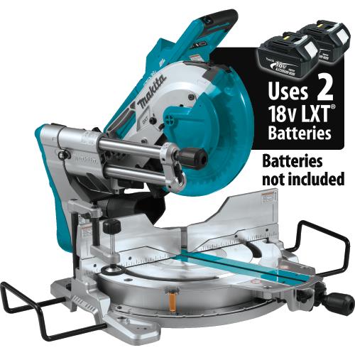 Makita XSL04ZU 36V (18V X2) LXT® Brushless 10" Dual‘Bevel Sliding Compound Miter Saw, AWS® and Laser, Tool Only