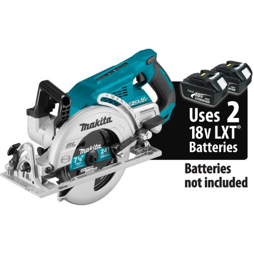 Makita XSR01Z 36V (18V X2) Lxt® Brushless Rear Handle 71/4" Circular Saw, Tool Only