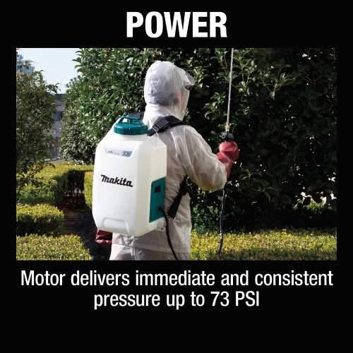 Makita XSU02SM1 18V LXT® Lithium‘Ion Cordless 4 Gallon Backpack Sprayer Kit (4.0Ah)