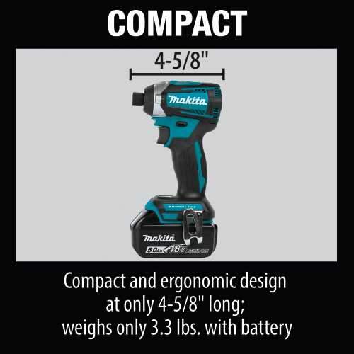 Makita XT295PT 18V LXT® Lithium‘Ion Brushless Cordless 2‘Pc. Combo Kit (5.0Ah)