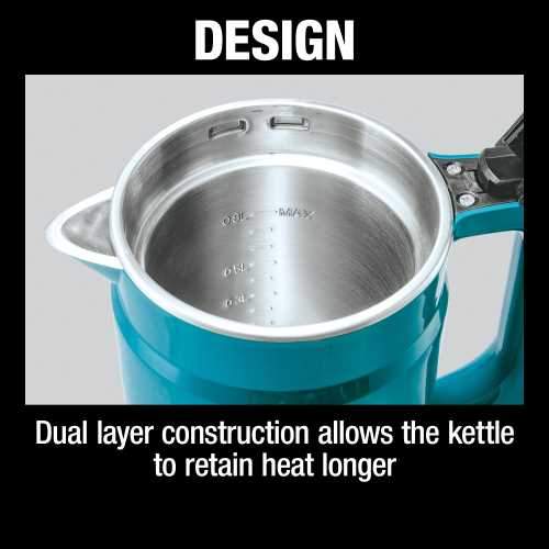 Makita XTK01Z 36V (18V X2) LXT® Hot Water Kettle, Tool Only