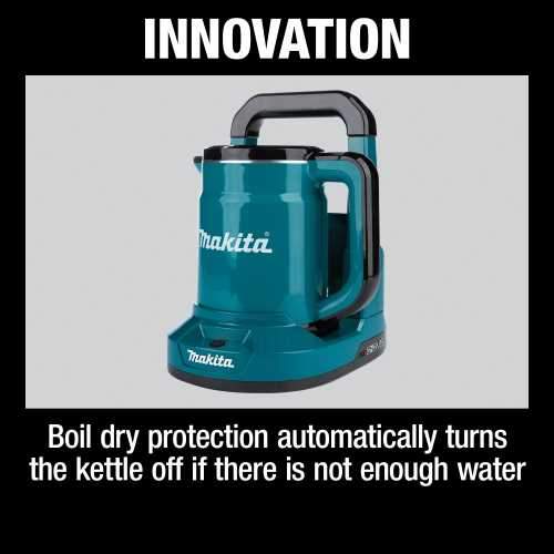 Makita XTK01Z 36V (18V X2) LXT® Hot Water Kettle, Tool Only