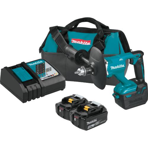 Makita XTU02T 18V LXT® Lithium‘Ion Brushless Cordless 1/2" Mixer Kit (5.0Ah)