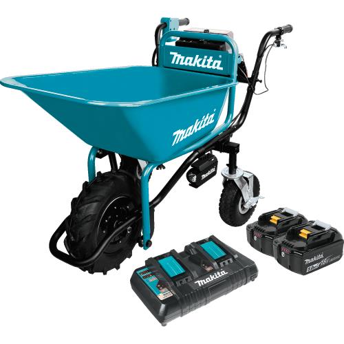 Makita XUC01PTX1 18V X2 LXT® Brushless Cordless Power‘Assisted Wheelbarrow Kit (5.0Ah)