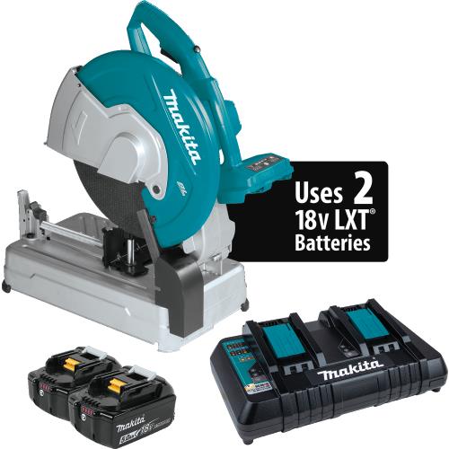 Makita XWL01PT 36V (18V X2) LXT® Brushless 14" Cut‘Off Saw Kit (5.0Ah)