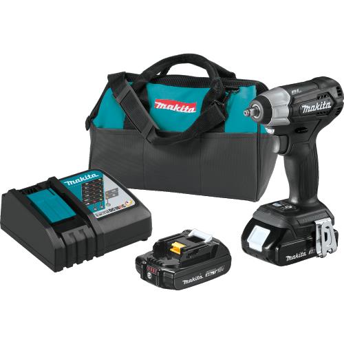 Makita XWT12RB 18V LXT® Lithium‘Ion Sub‘Compact Brushless Cordless 3/8" Sq. Drive Impact Wrench Kit (2.0Ah)