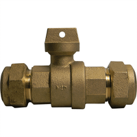 A.Y. McDonald 5192-065 74612Bg 1X3/4X3/4 Angle Ball L/Chk Cts X Meter -Nl