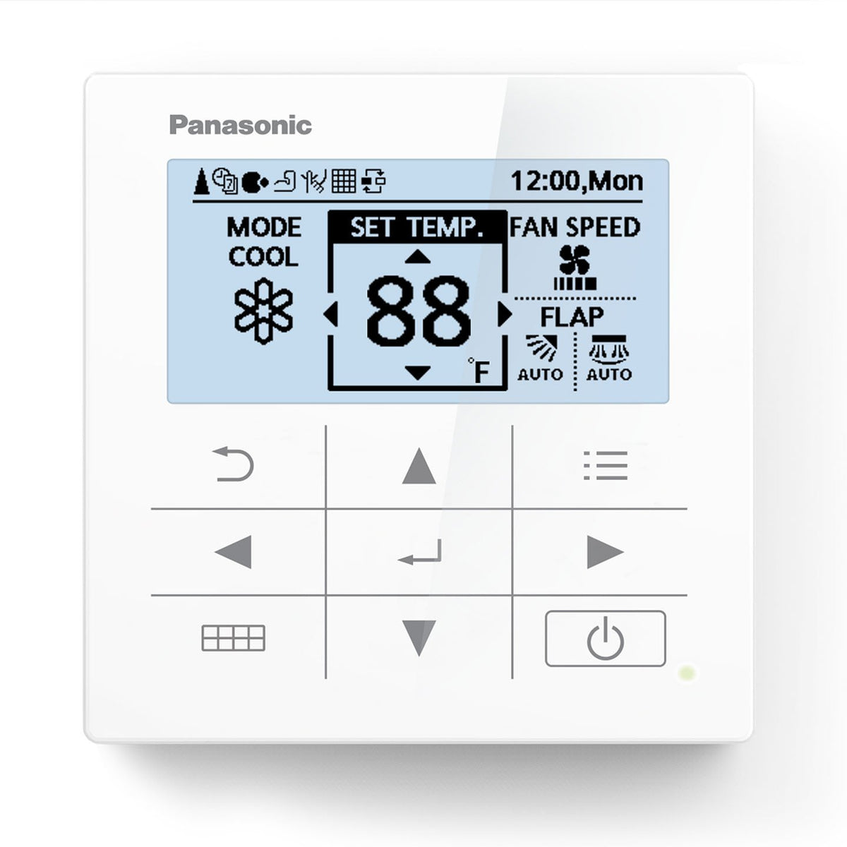 Panasonic CZ-RD517C Wired Remote Control Panel for Mini-Split Heat Pumps