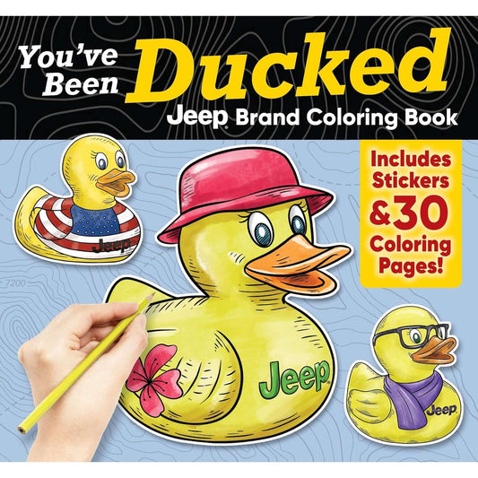 Paradise Clay FCP152 You've Been Ducked Jeep (R) Brand Coloring Book