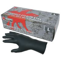 MCR SAFETY 6062L Nitri-Stealth Xtra Blacknitrile L (100 EA)