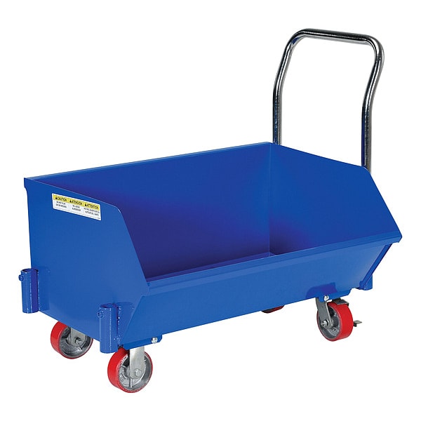 Vestil SLPT-24 Hopper, Low-Profile, 1/4 cu. yd., 1000 lb.