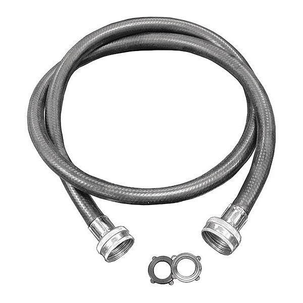 Jones Stephens J04004 4' Washing Machine Hose, Straight Female
