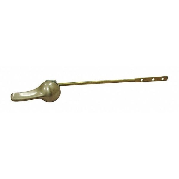 Jones Stephens T01007 Satin Nickel Decorative Tank Trip Lever 8" Brass Arm with Metal Spud and Nut