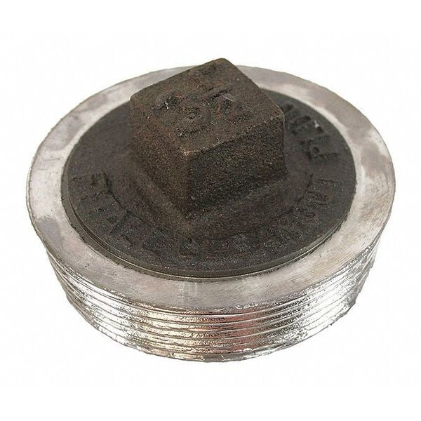 Jones Stephens P55150 1-1/2" New Orleans Code Brass Plug 1-13/16" OD