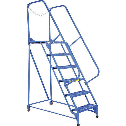 Vestil LAD-MM-6-G 90 H Steel Maintenance Ladder - 6 Step Grip-Strut, 6 Steps